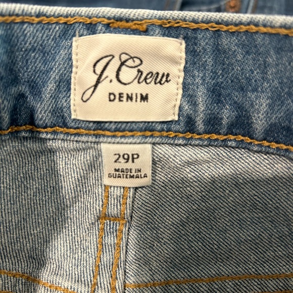 J. Crew Women's Straight Leg Blue Jeans - Picture 3 of 4